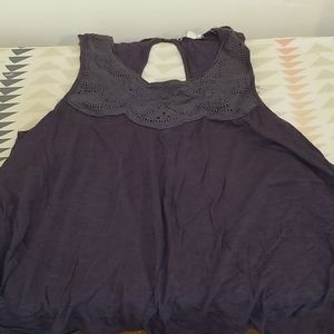 Decorative high neck Tank top
